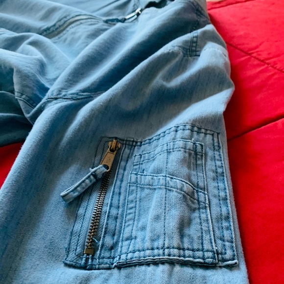 Bomber Light Blue Jacket - Picture 4 of 4